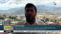 Costa Rica: fiscalía allana casa presidencial por caso UAD