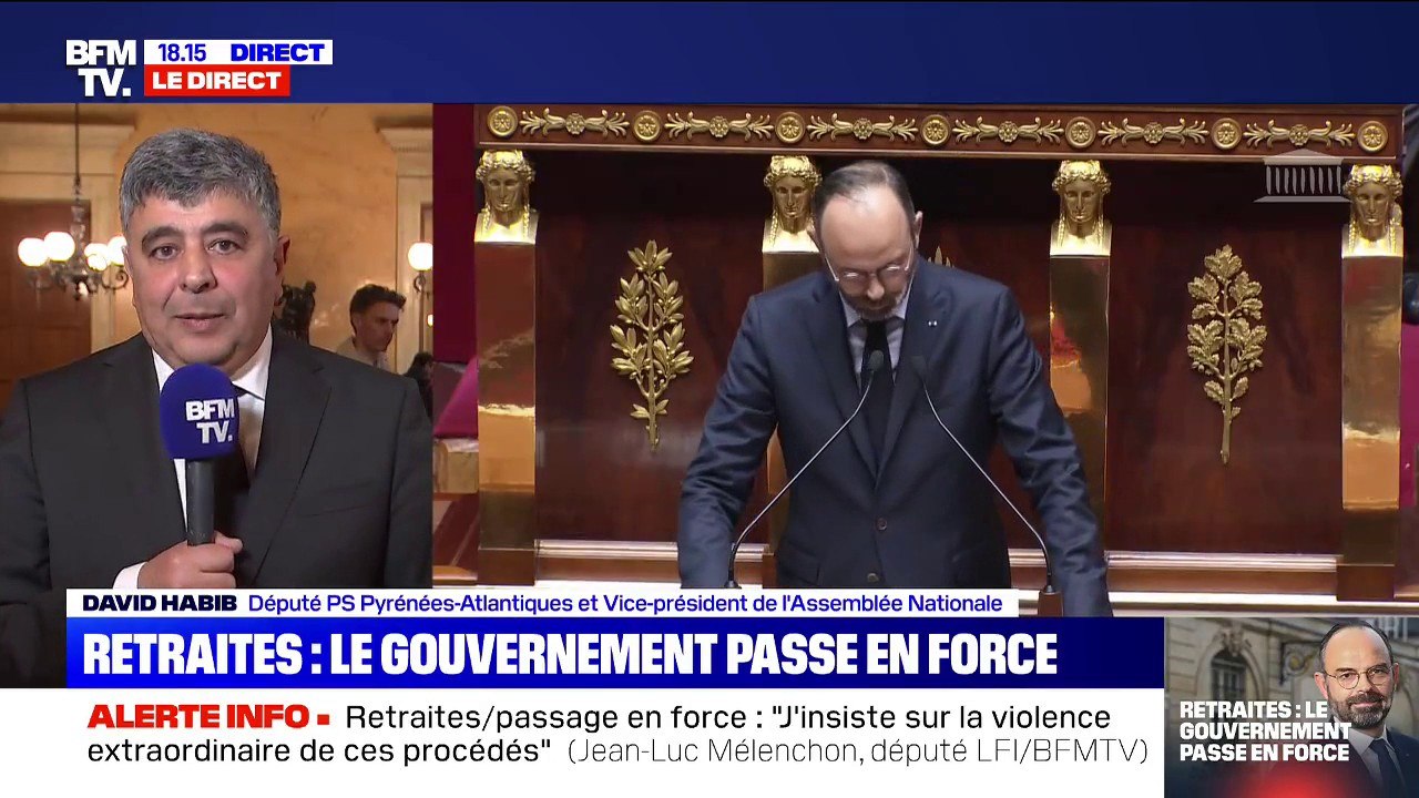 Retraites: selon David Habib (PS), "le 49.3 est un coup de matraque à la démocratie"