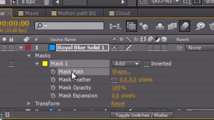 After Effects Basics 16 Motion Paths Pt 3