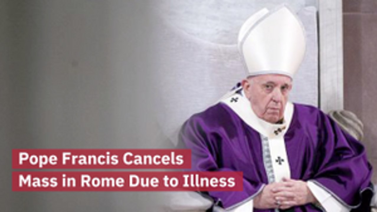 Pope Francis Is Sick