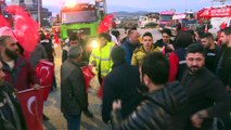 Başkentte vinç işletmecileri, Mehmetçiğe destek konvoyu düzenledi - ANKARA