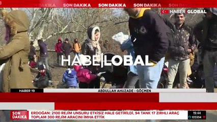 Sınırdaki göçmenlere Türk şefkati!