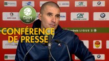 Conférence de presse US Orléans - ESTAC Troyes (0-2) : Didier OLLE-NICOLLE (USO) - Laurent BATLLES (ESTAC) - 2019/2020