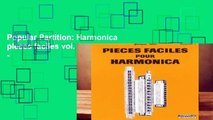 Popular Partition: Harmonica pieces faciles vol. 1 -