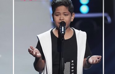 محمد إبراهيم يشعل مسرح ذا فويس كيدز بصوته الحنون