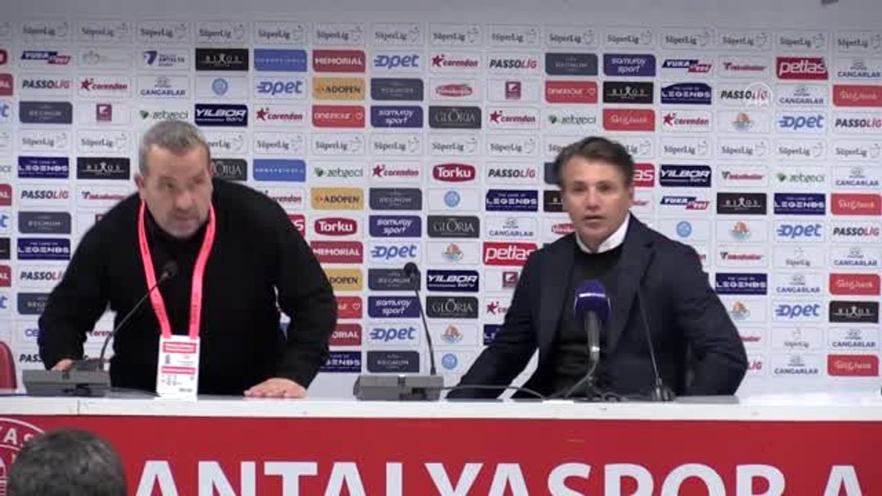 Fraport TAV Antalyaspor-Fenerbahçe maçının ardından - Tamer Tuna