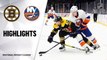 NHL Highlights | Bruins @ Islanders 2/29/20