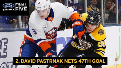 Ford Final Five: David Pastrnak Stays Hot, Tuuka Rask Rebounds Back