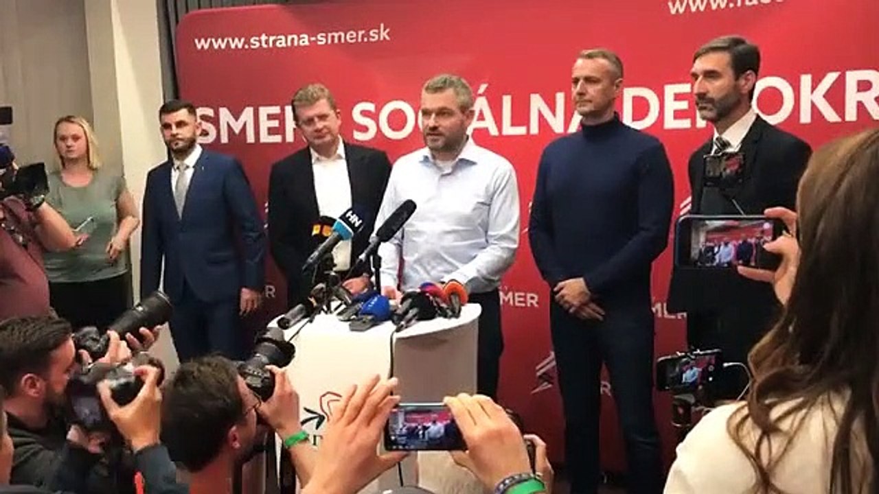 ZÁZNAM: Volebná noc v centrále SMER-SD