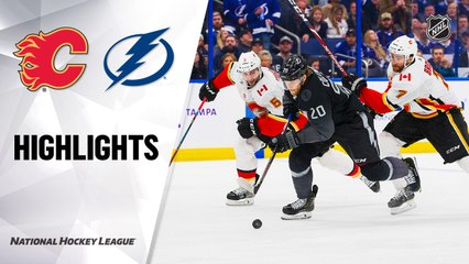 NHL Highlights | Flames @ Lightning 2/29/2020
