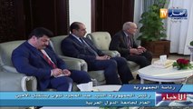 رئاسة: رئيس الجمهورية عبد المجيد تبون يستقبل الأمين العام لجامعة الدول العربية
