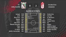 Resumen partido entre At. Sanluqueño y Recreativo Granada Jornada 27 Segunda División B