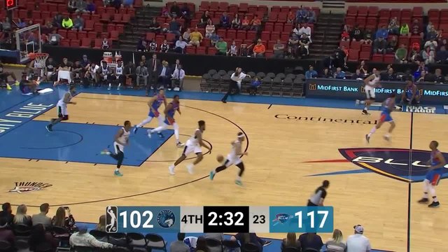 Isaiah Roby with one of the day's best blocks