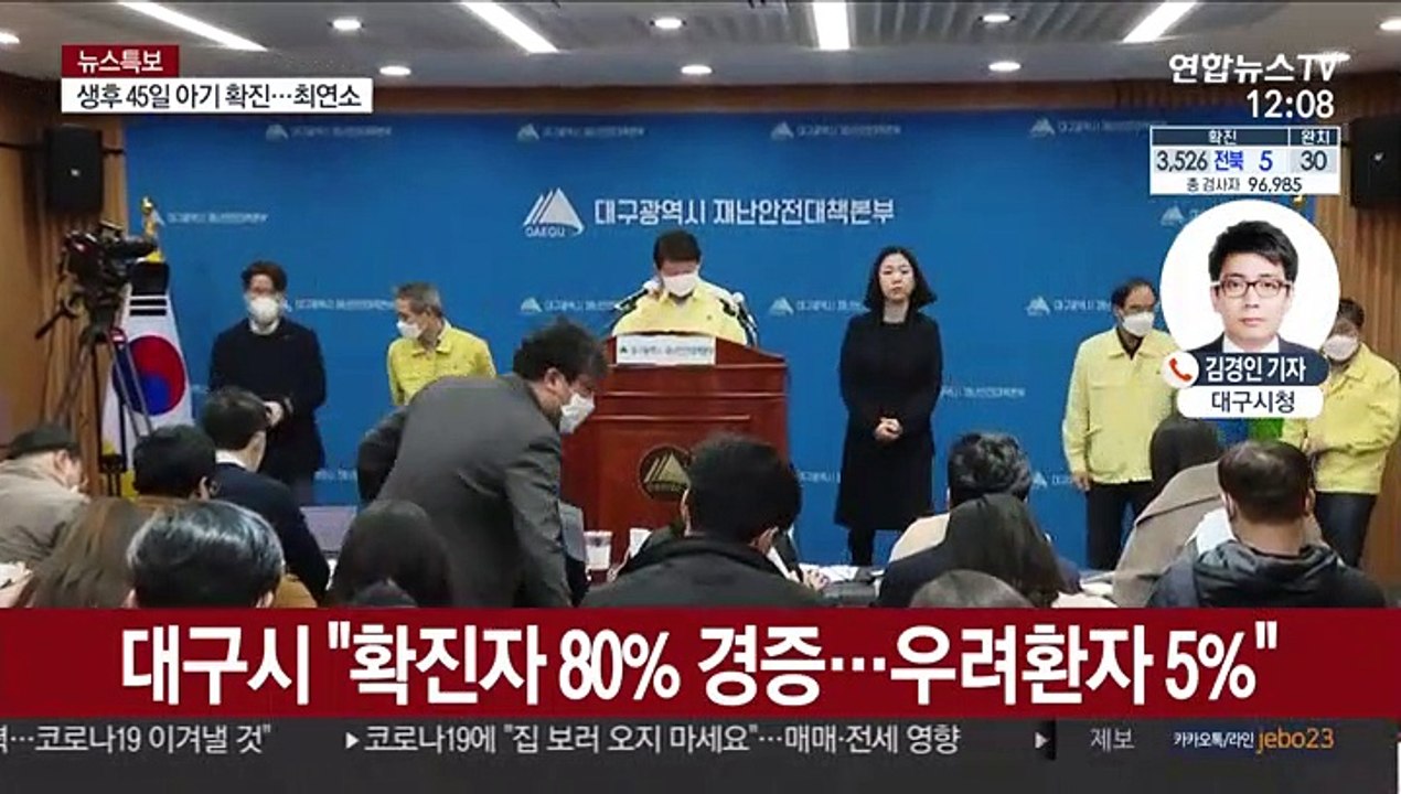 대구 확진자 2,569명…경북서 신생아 확진 판정