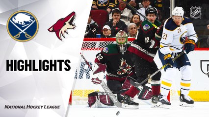 NHL Highlights | Sabres @ Coyotes 2/29/2020