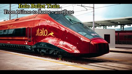 Italy Bullet Train (Italo) from Rome to Milano