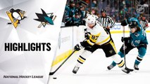 NHL Highlights | Penguins @ Sharks 2/29/2020