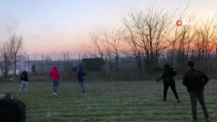 Yunanistan’dan Göçmenlere Gaz Ve Ses Bombasıyla Müdahale