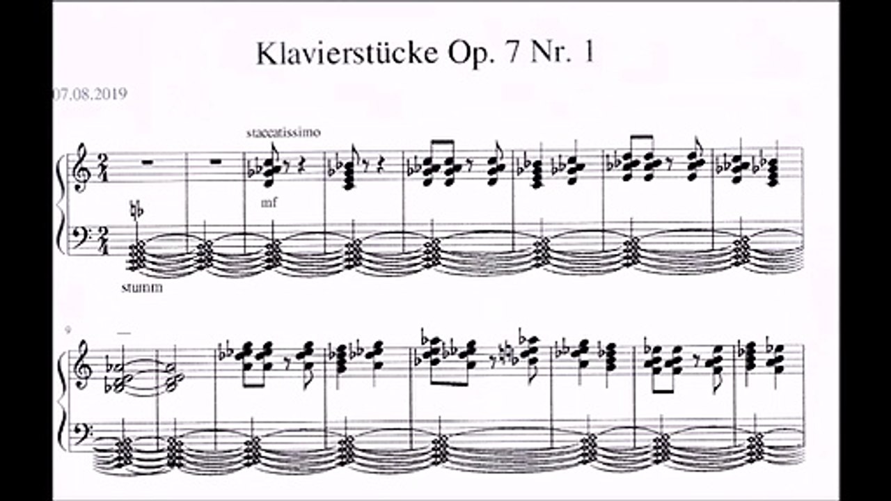 Peter Mei: "Spuren" 4 Klavierstücke Op. 7