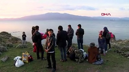 Göçmenlerin denize açıldığı bot su aldı, Sahi Güvenlik kurtardı