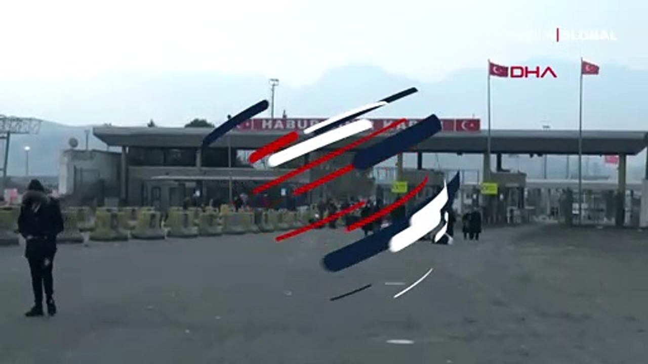 Irak'a açılan Habur Sınır Kapısı ve Üzümlü Gümrük Kapısı giriş- çıkışlara kapatıldı