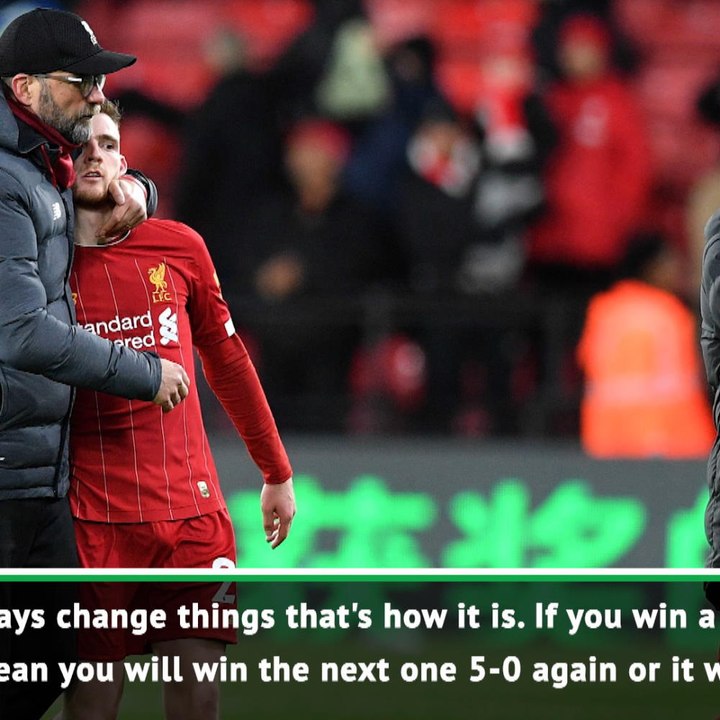 Klopp not concerned with records after Liverpool streak ended