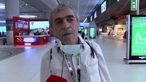 İstanbul Havalimanı’nda umreden gelen yolcular sağlık taramasından geçirildi