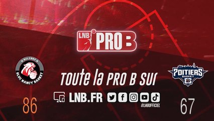 PRO B : Nancy vs Poitiers (J21)
