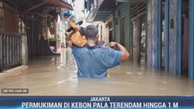 Kebon Pala Banjir Setinggi 1 Meter