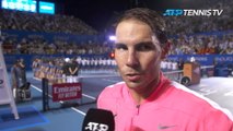 Nadal 'super happy' after completing Acapulco hat-trick