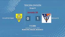 Resumen partido entre CD Huétor Tájar y Melilla CD Jornada 28 Tercera División
