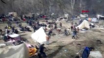Edirne-yunan güvenlik güçleri tampon bölgede göçmenlere müdahale ediyor -5