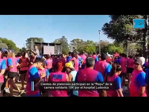 Cientos de platenses participan de la carrera solidaria 10K por el hospital Ludovica