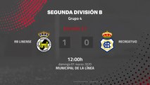 Resumen partido entre RB Linense y Recreativo Jornada 27 Segunda División B