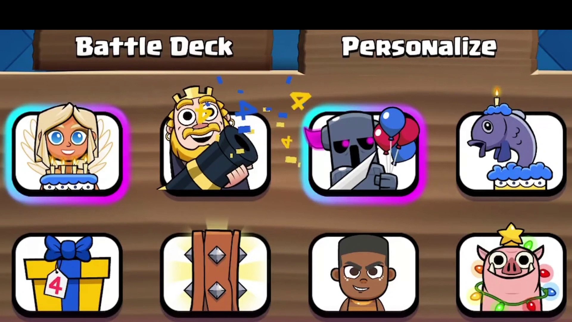 ALL King Emotes In Clash Royale! 