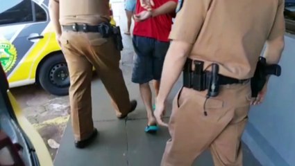 Homem ameaça mãe e vizinha e é detido pela Polícia no Centro