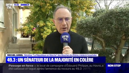 En désaccord avec le recours au 49.3, le sénateur LaREM des Bouches-du-Rhône Michel Amiel a décidé de quitter le parti