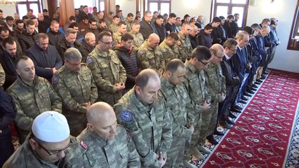 Saraybosna'da İdlib'de şehit olan Mehmetçik için gıyabi cenaze namazı - SARAYBOSNA