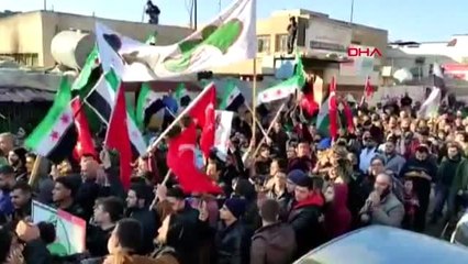 Suriye'de halktan bahar kalkanı harekatı'na destek