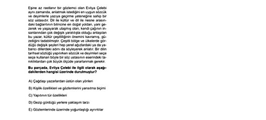 Sıradışı Analiz Yayınları TYT 7. Deneme Sınavı - Türkçe 32.  Soru