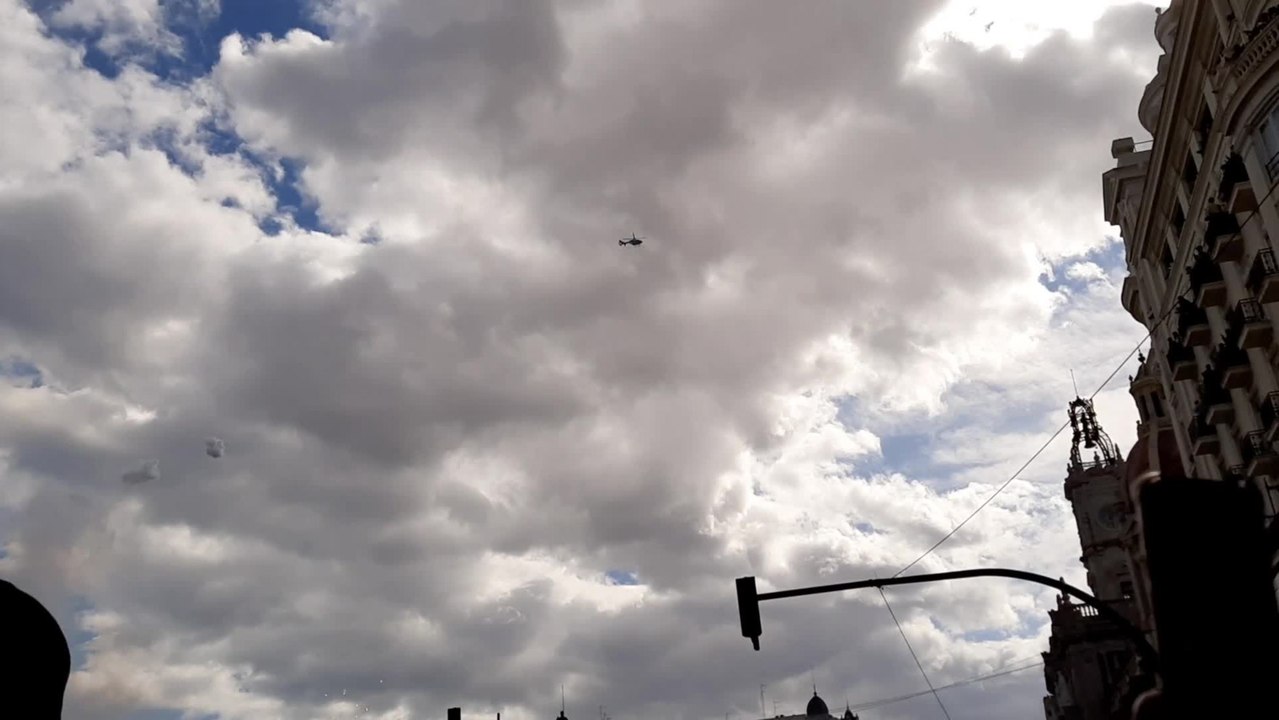 Final de la primera Mascleta de las Fallas 2020