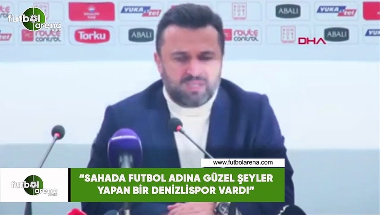 Bülent Uygun: "Sahada futbol adına güzel şeyler yapan bir Denizlispor vardı"