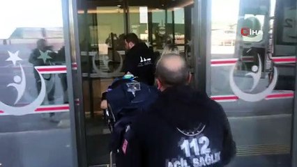 Misafirliğe geldiği evin 3. katından düşen genç yaralandı