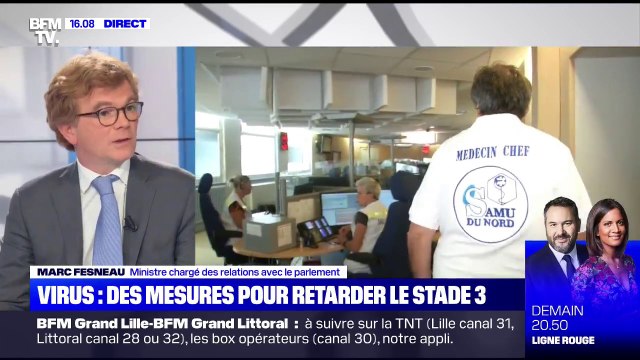 Coronavirus: selon le ministre Marc Fesneau, la stratégie du gouvernement est une stratégie de ralentissement du processus