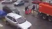 Russie : signalisation sur la route, emportée et détruite par les conducteurs !