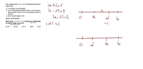 Sıradışı Analiz Yayınları TYT 7. Deneme Sınavı - Matematik 2.  Soru