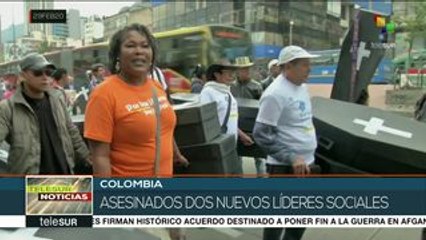 Asesinan a dos líderes sociales en el norte de Colombia