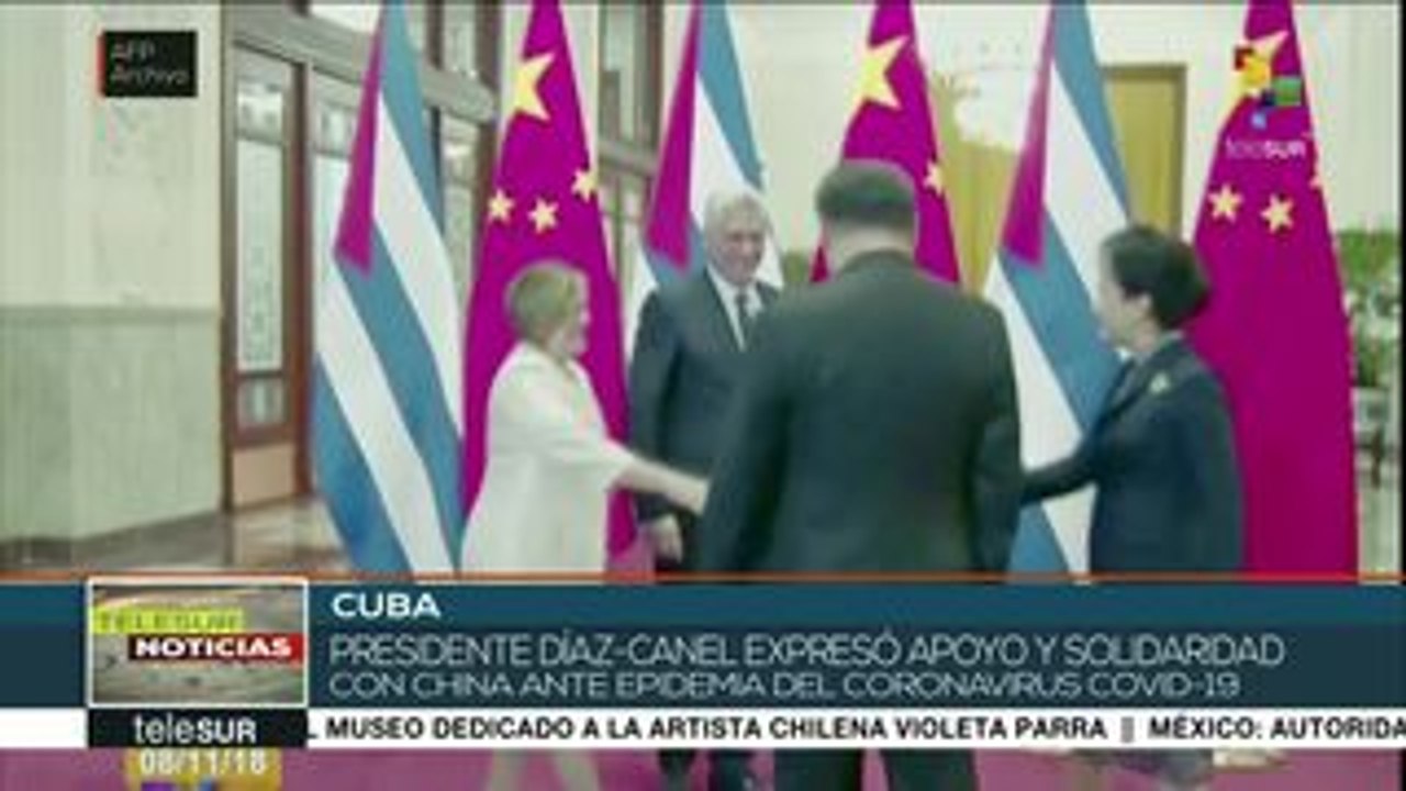 Cuba ratifica solidaridad con China ante la epidemia por Covid 19