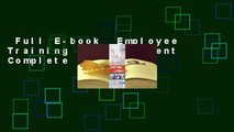 Full E-book  Employee Training & Development Complete