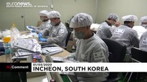 مشارکت ارتش کره جنوبی در کارزار مقابله با کرونا
